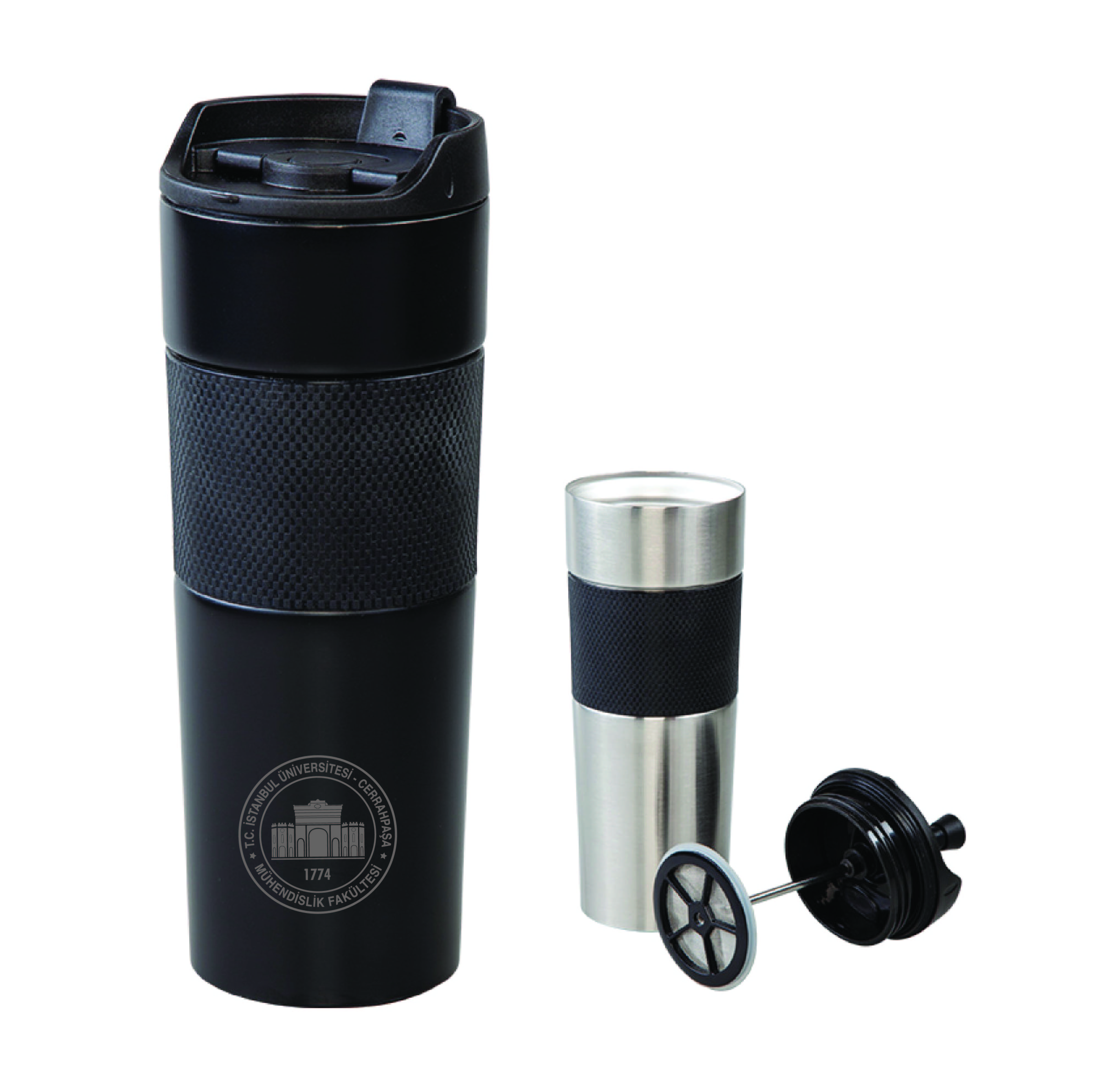 İÜC Mühendislik Fakültesi French Press Çelik Termos
