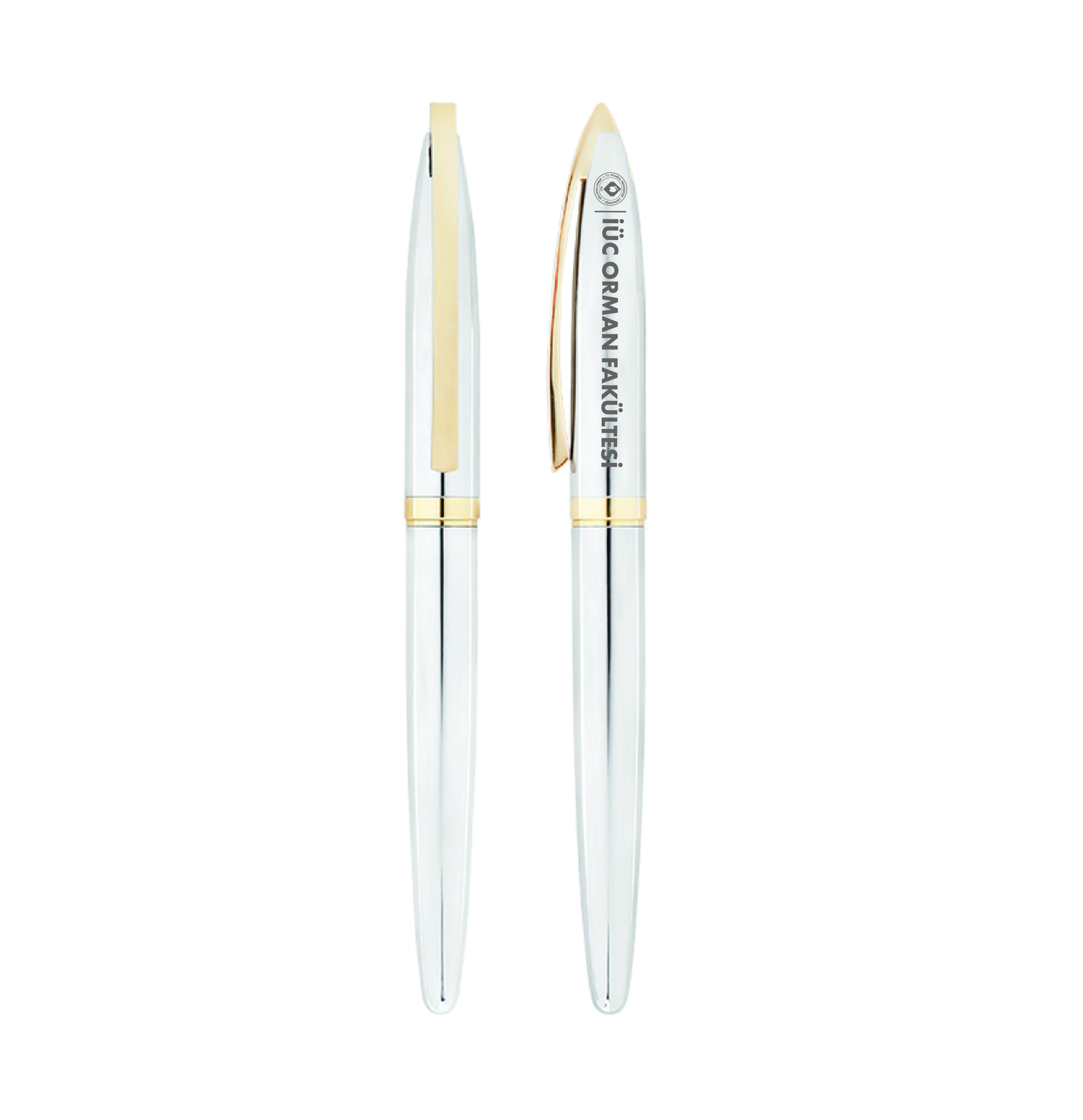 İÜC Orman Fakültesi Metal Tükenmez Kalem Model 2